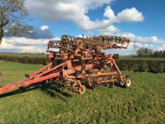 Kongskilde Germinator SP4000 4m trailed cultivator, hydraulic folding
