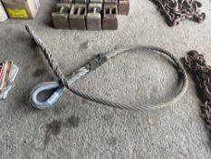 Heavy duty wire tow rope