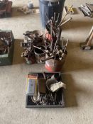 Quantity miscellaneous bolts, pins, spares etc