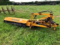 1996 Bomford B3323S 1.7m side off-set flail mower, PTO driven, front mounted. Serial No: 2976G