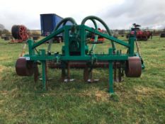 4 leg grassland and arable slurry umbilical injector, c/w depth wheels