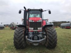 2014 Massey Ferguson 8737 DynaVT, 50kph, Air brakes, Front linkage, suspended front axle and cab, 2
