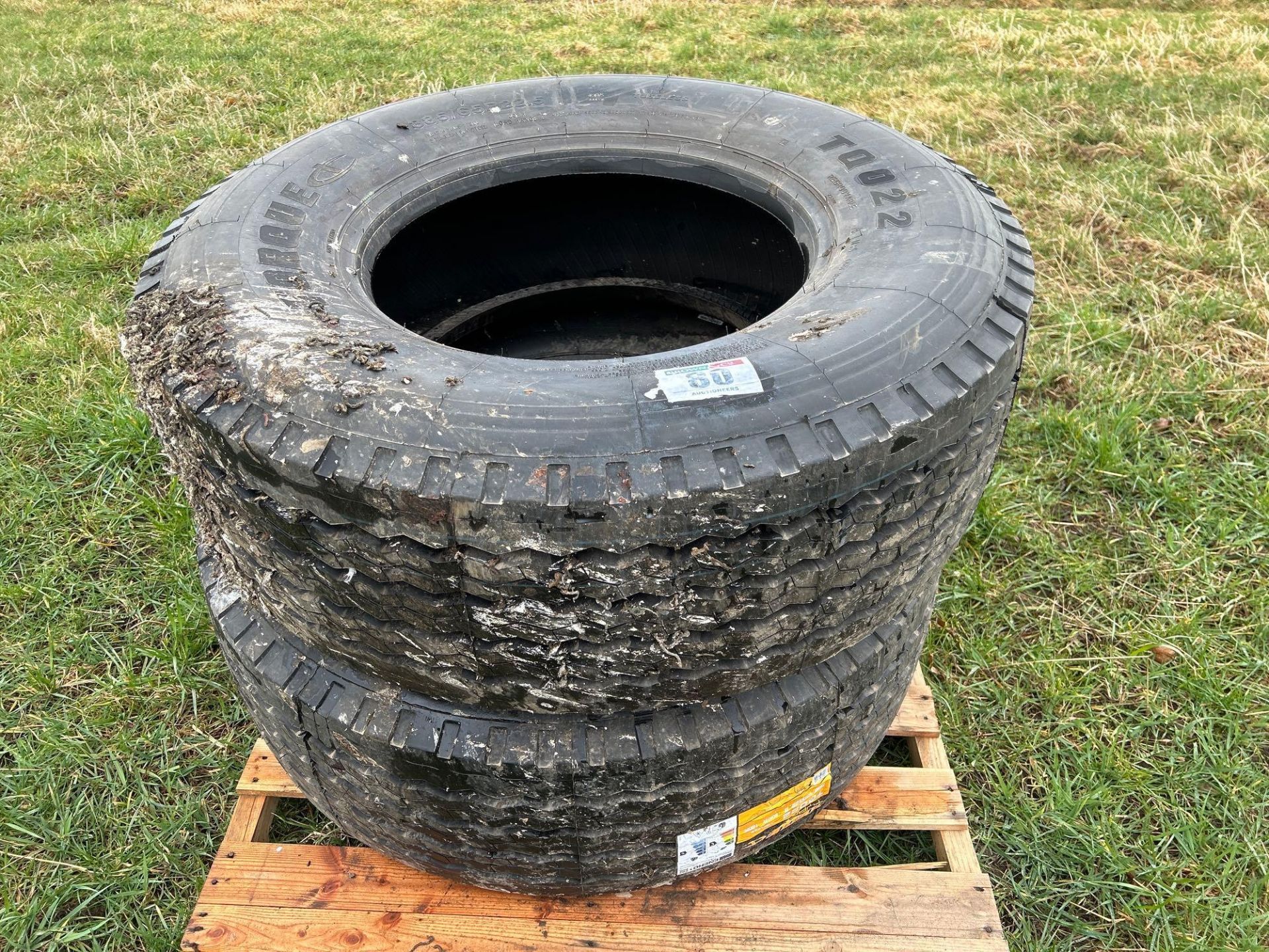 Pair of 385/65R22.5 tyres (Brand New)