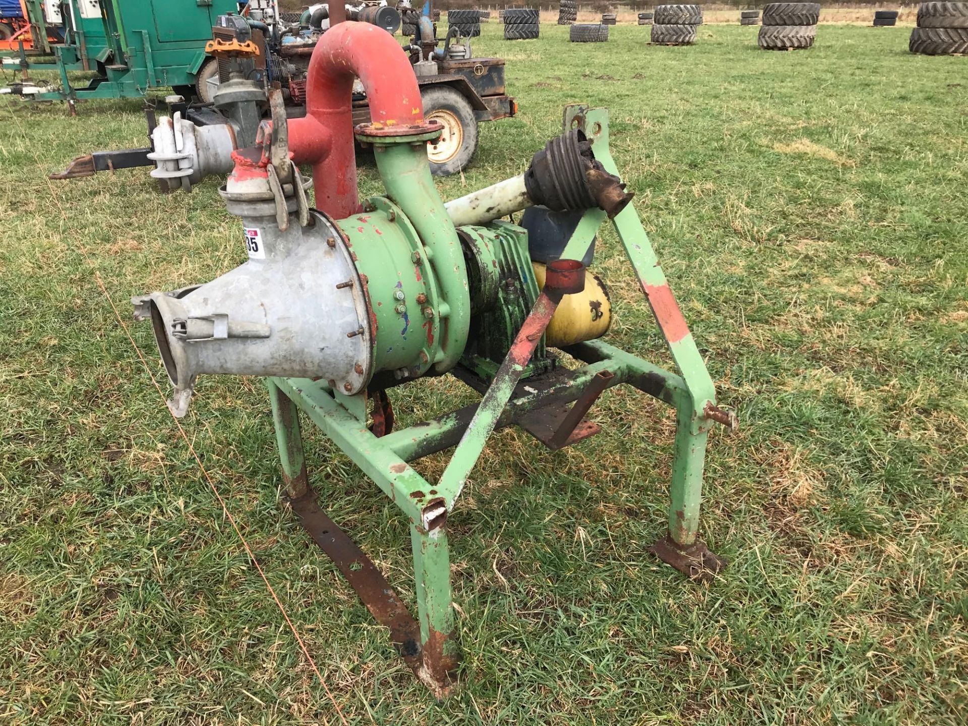 Doda L35 PTO driven slurry pump with 3 point linkage frame - Image 2 of 4