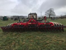 2014 ILGI Arragon 600 arable land slurry incorporator c/w Vogelsang slurry kit. Serial No: I406045