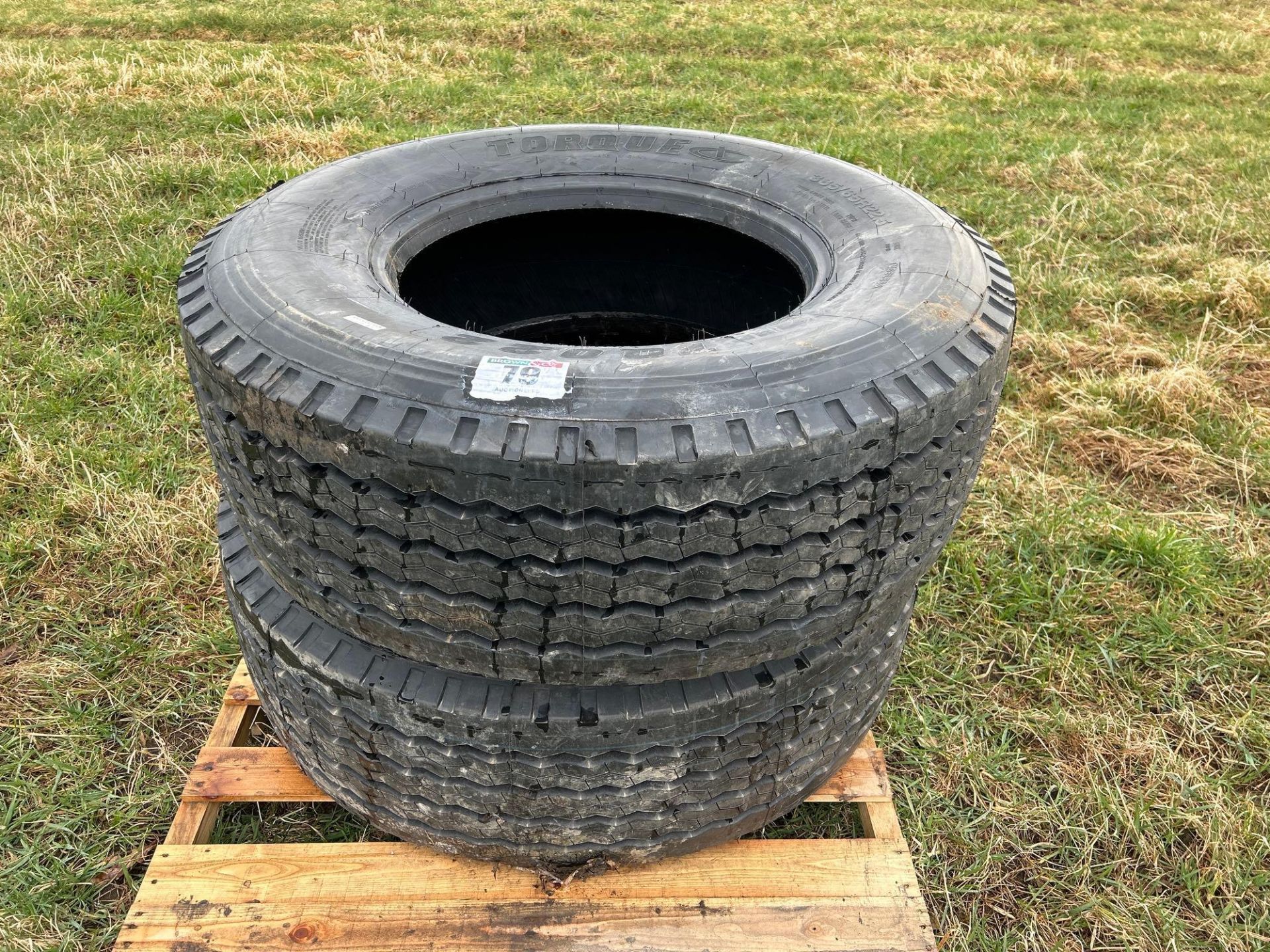 Pair of 385/65R22.5 tyres (Brand New)