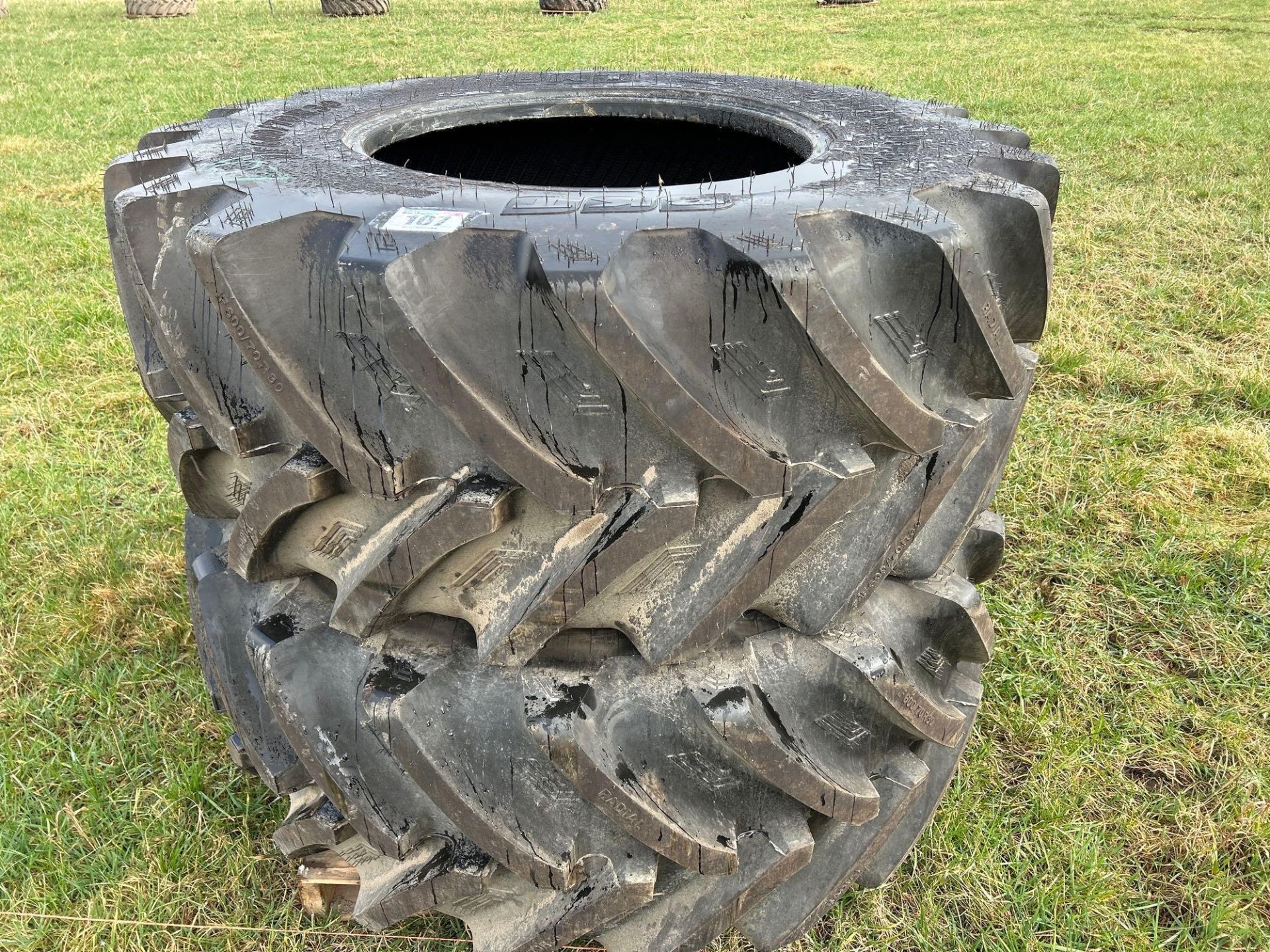 Pair of BKT 600/70R30 tyres (brand new)
