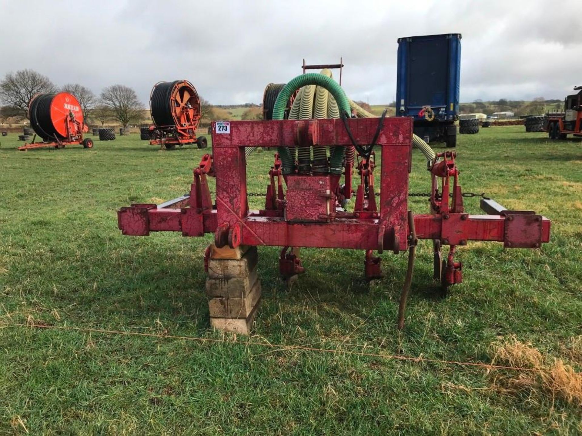 4 leg grassland slurry injector (for spares or repairs) - Image 2 of 4