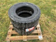 3 x 215/75R17.5 tyres to fit low loader. Brand new.