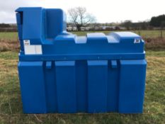 2018 Titan Blue Master 2500L AdBlue storage and dispensing tank, c/w pump & hose