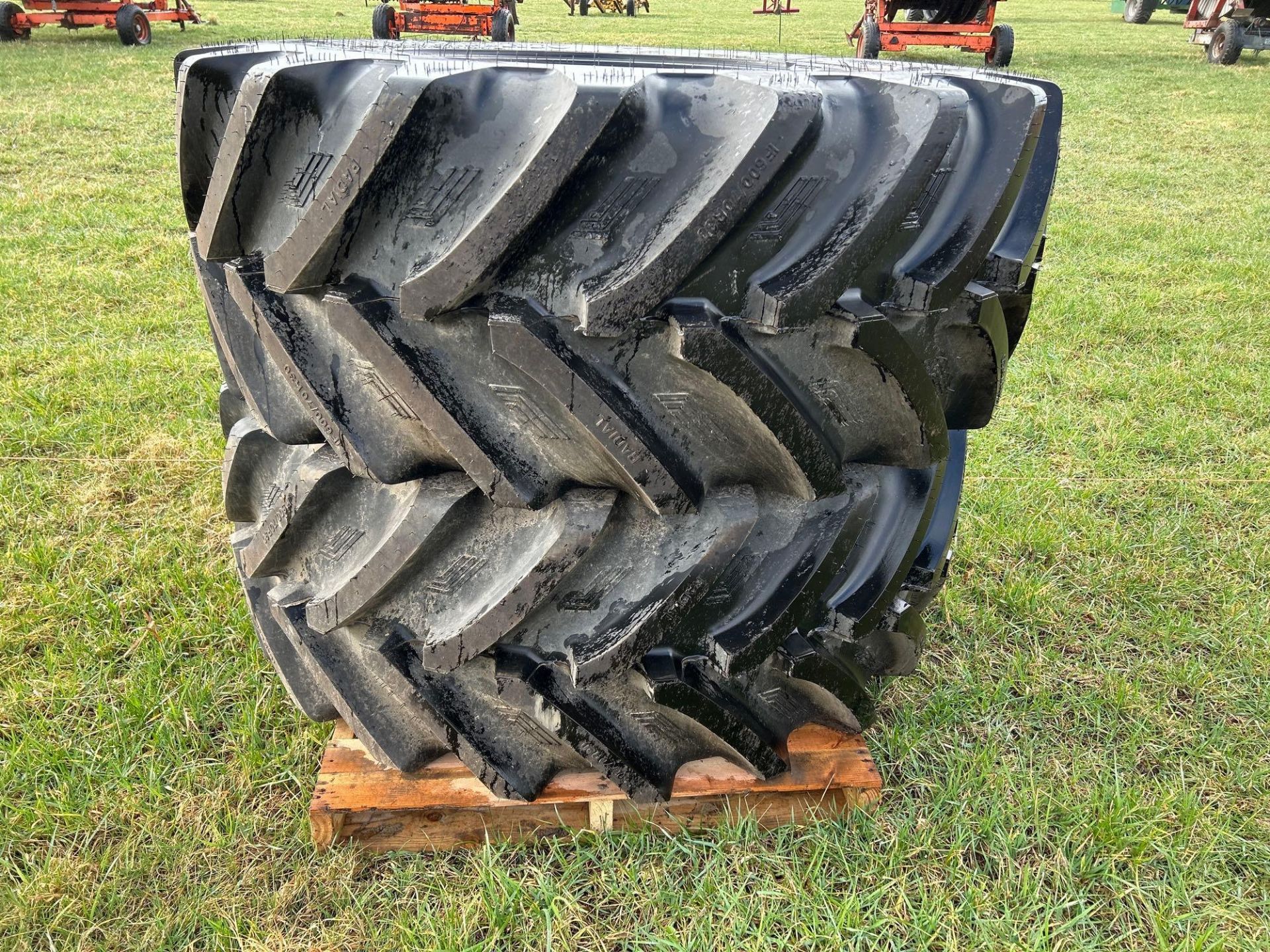 Pair of BKT 600/70R30 tyres (brand new) - Image 3 of 3