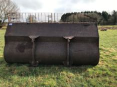 SEC general purpose bucket, adapted for use as a muck fork to fit Volvo