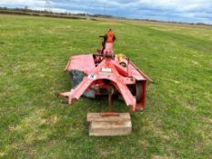 Bamford C265 twin drum mower. Serial No: 82360017