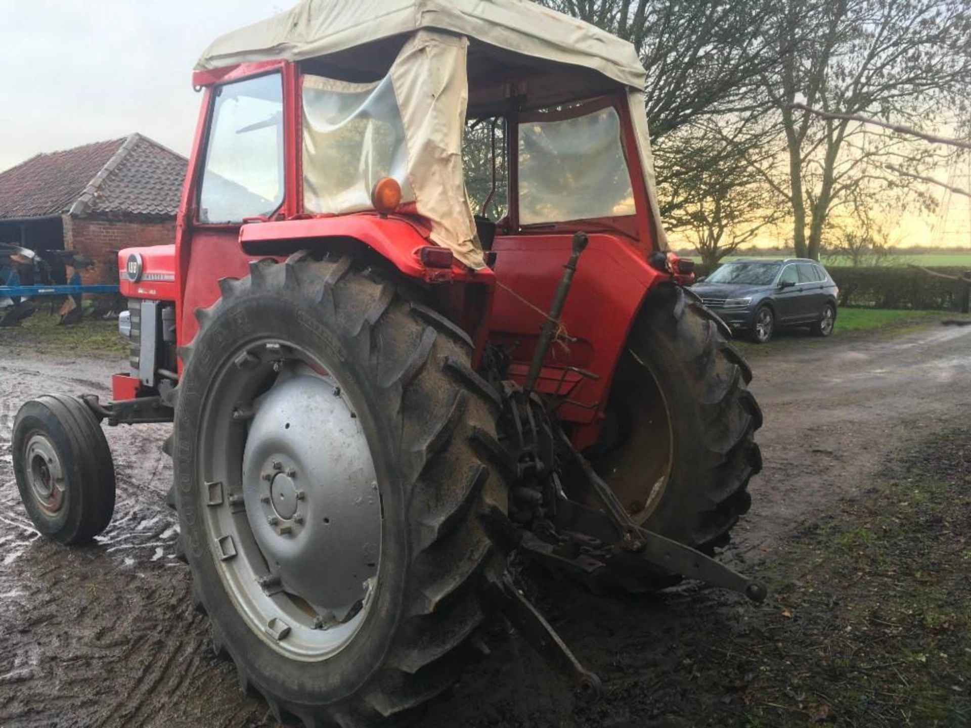 1974 Massey Ferguson 188 MultiPower tractor, 3 spool valves, rear link arms and pickup hitch, benefi - Image 11 of 21