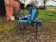 Ransomes TSP 108 3 furrow reversible plough. On farm from new.