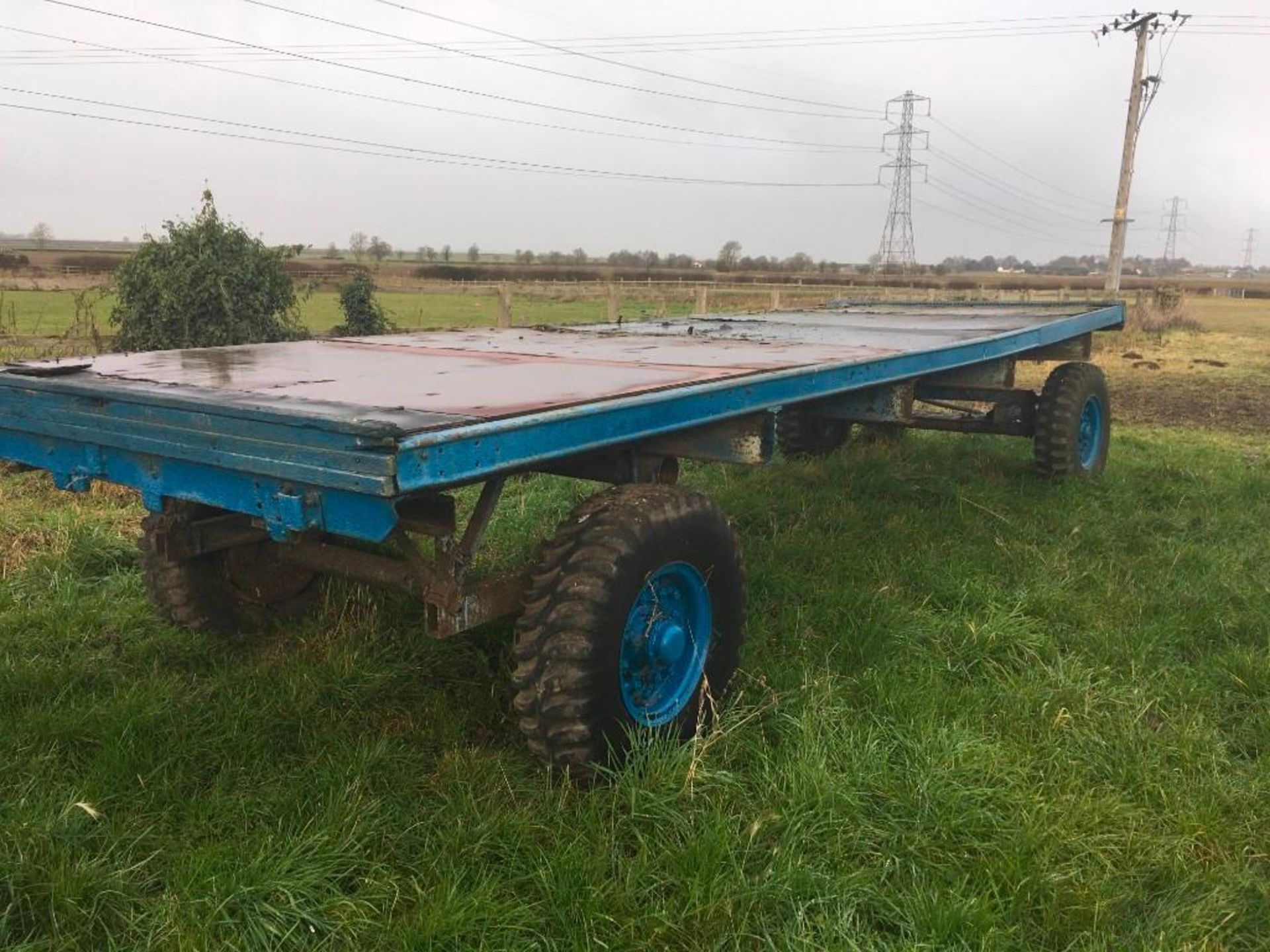 6.5m single axle flatbed trailer with dolly - Image 6 of 7