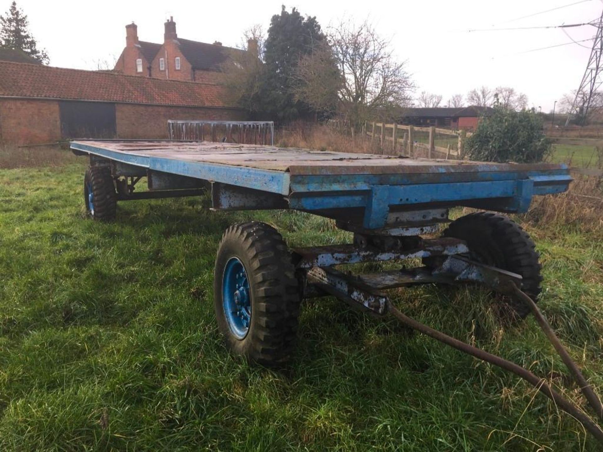 6.5m single axle flatbed trailer with dolly - Image 7 of 7