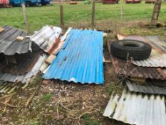 Qty of used sheet metal