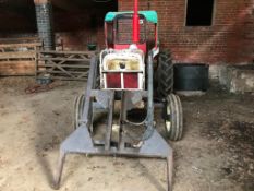 1969 David Brown 880 Selectamatic tractor with hydraulic front loader with circa 600kg lifting capac