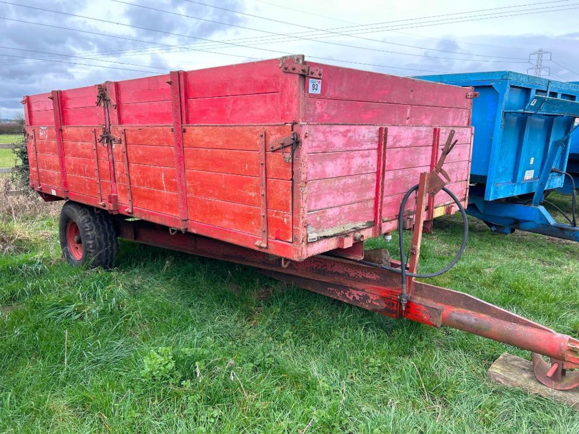 1975 Tye 6T single axle grain trailer with extensions. On the farm from new. Serial No: 6782 - Image 3 of 12