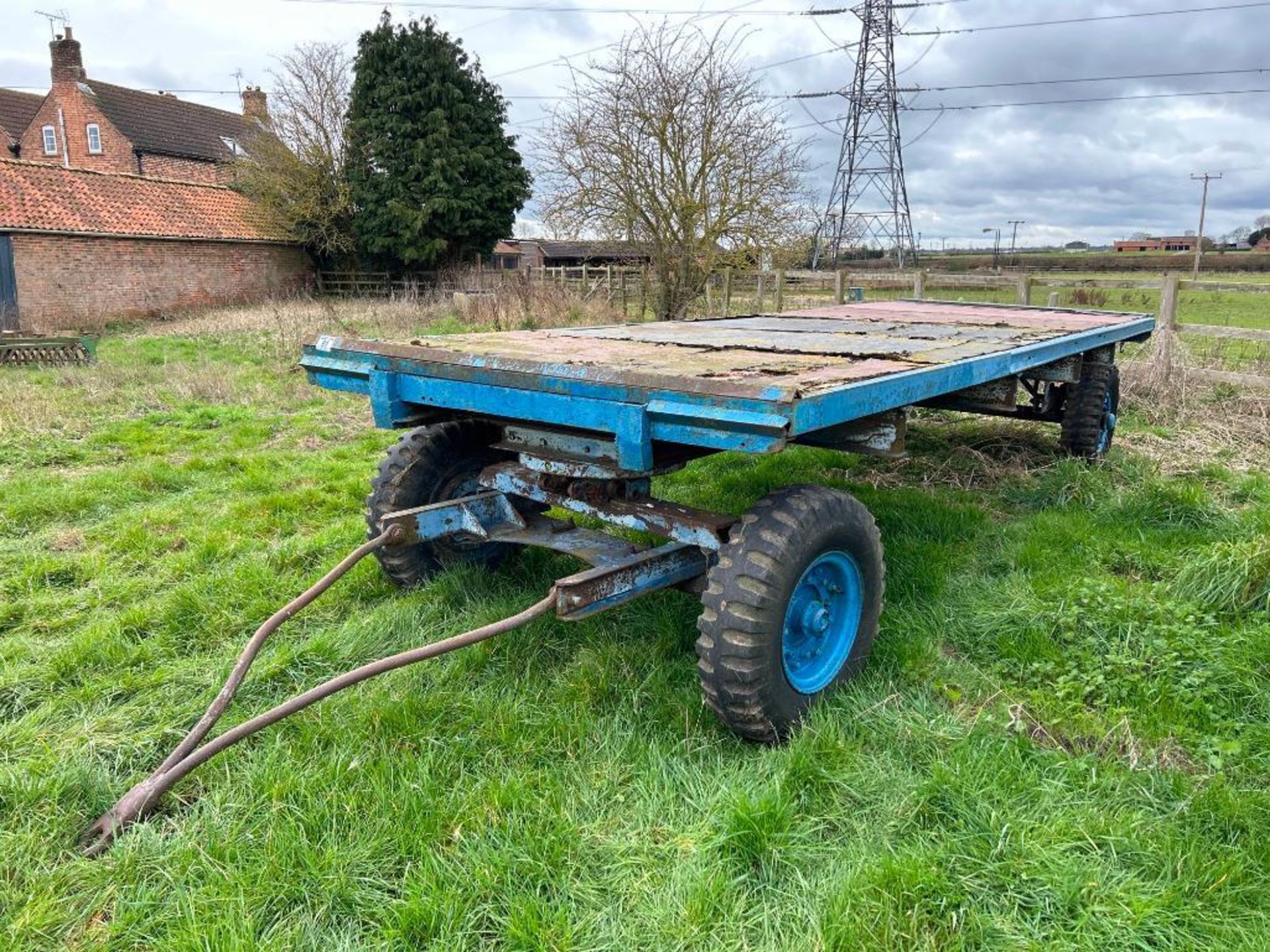 6.5m single axle flatbed trailer with dolly - Image 3 of 7