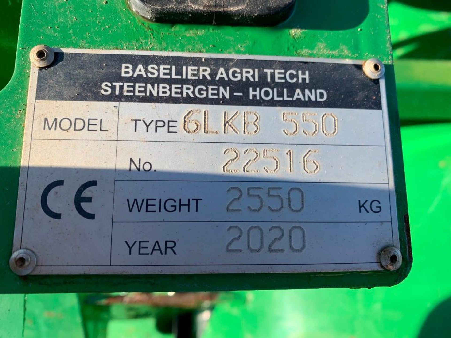 2020 Baselier 6LKB550 Topper, 6 Row / 3 Bed Topper, Fixed with End Towing Kit, c/w Farm Made Band Sp - Image 6 of 6