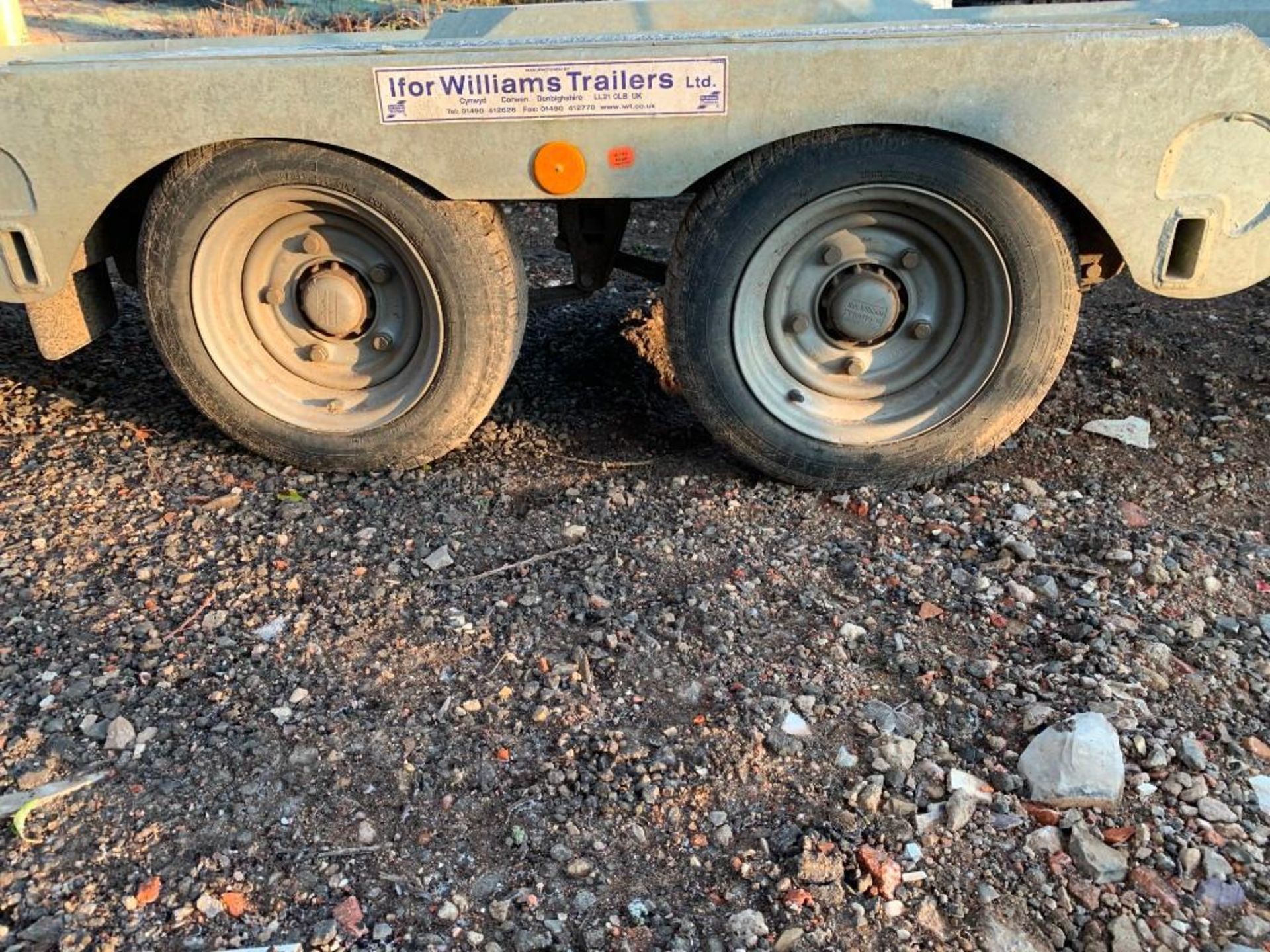 2019 Ifor Williams CT177G Car Trailer, Dual Axle, Ramps, Spare Wheel, Bed Tilt, Serial No: SCKD00000 - Image 8 of 10