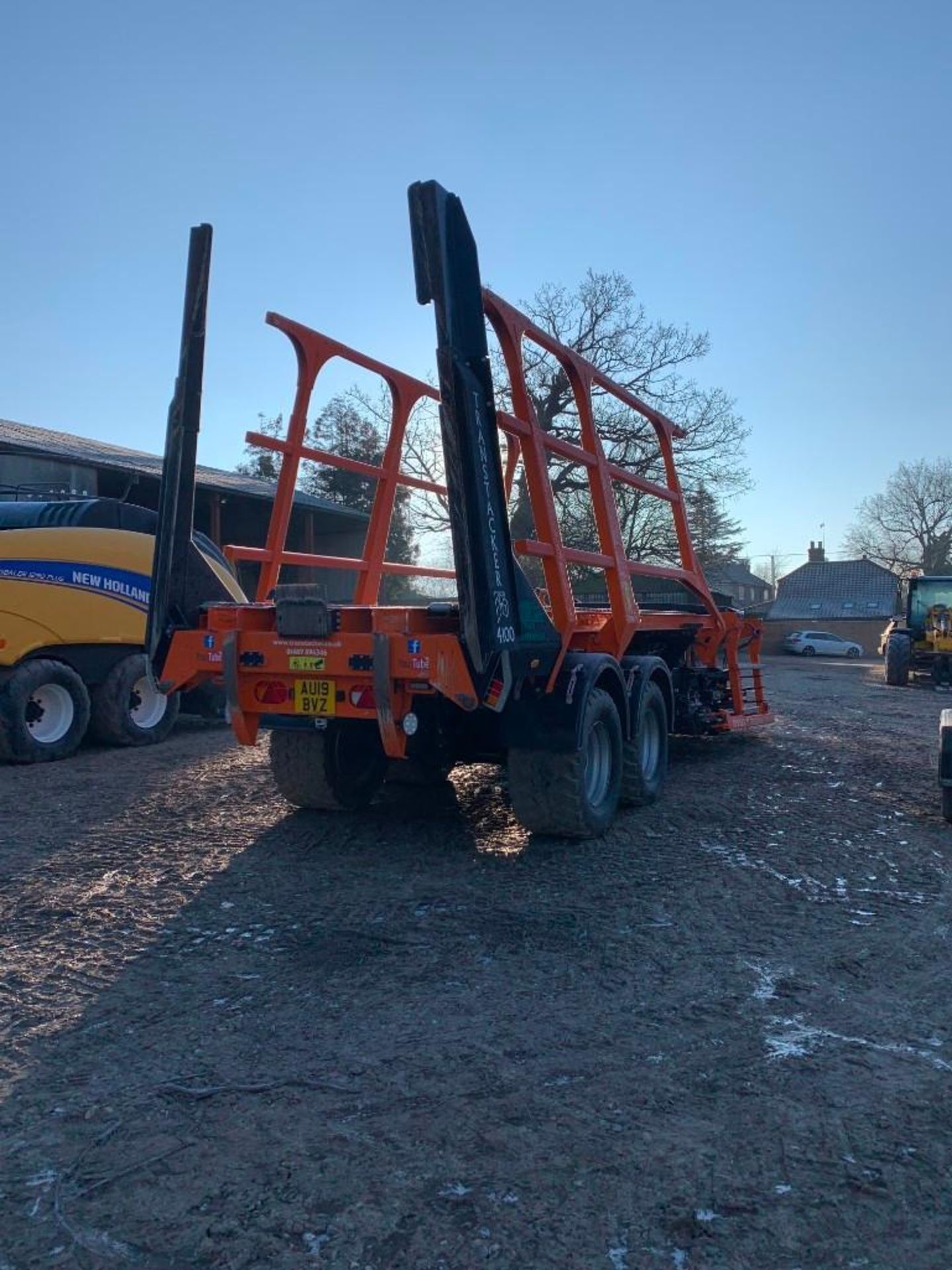 2020 Transtacker 4100 Bale Chaser, Tandem Axle on Flotation Tyres 560/45 R22.5, c/w Weighcells Hydra - Image 5 of 10