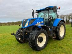 2017 New Holland T7.245 Auto Command Vario Gearbox, 50K, 3-Point Linkage, 4 No. Rear Hydraulic Spool