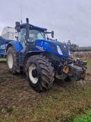 2018 New Holland T7.275 Auto Command Vario Gearbox 50K, 4 No. Rear Spools, Air & Hydraulic Brakes, F