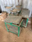 3No metal packing stands