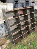 Quantity workshop shelving