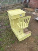 Wooden school desk with chair (No VAT)