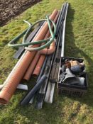 Quantity drainage and guttering spares