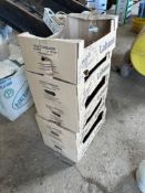 Quantity cardboard trays