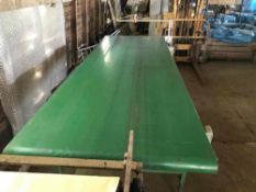 Flat conveyor, 1m x 3.1m, 3 phase