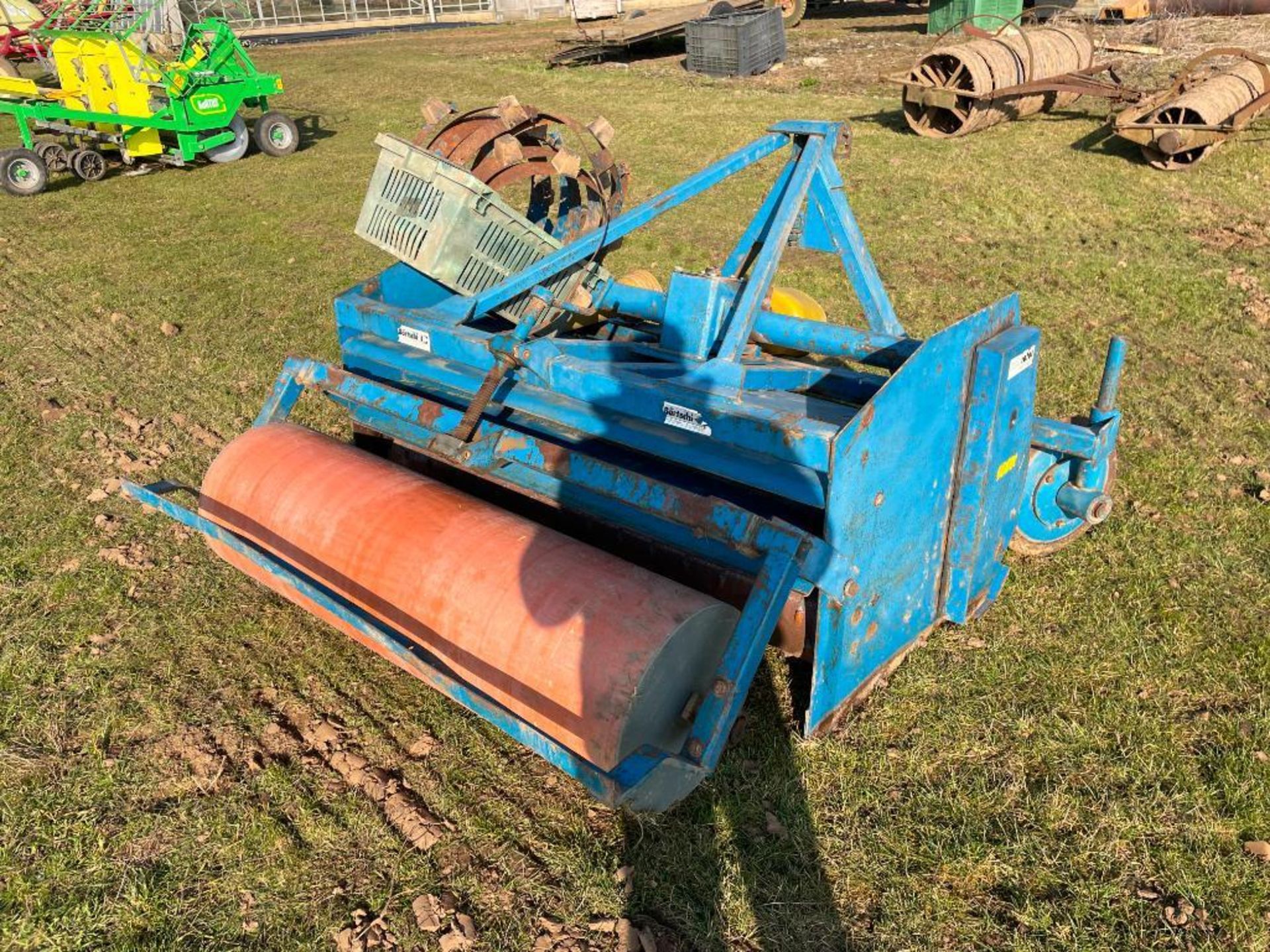 Fobro Bartschi Kulti-rotor 1.5m bedformer, twin row with flat roller. Serial No: 220 002-149 NB: Man - Bild 4 aus 6