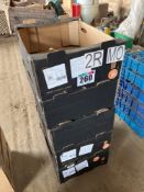 150No used cardboard trays, 500mm x 400mm x 190mm