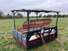 Ferrari ET6 6 row block planter for lettuce, currently set up for 5 row planting