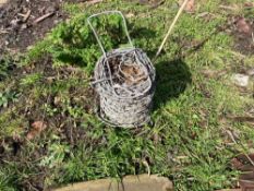 Roll of barbed wire