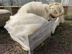 Various rolls insect/bird netting 12m wide (various lengths)