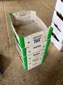 c.50No plastic tomato trays, 400mm x 300mm x 120mm