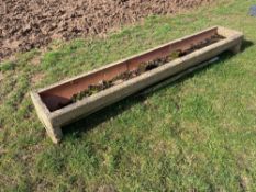 Concrete drinking trough