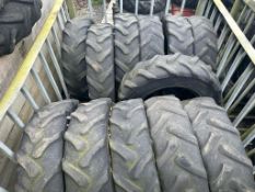 Qty of part worn tyres for Vaderstad drill