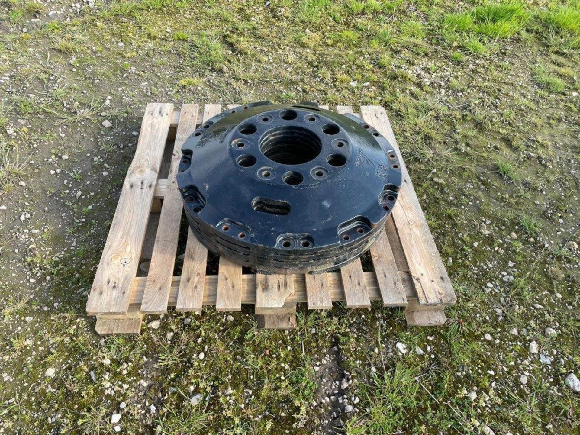 Challenger crawler idler weights