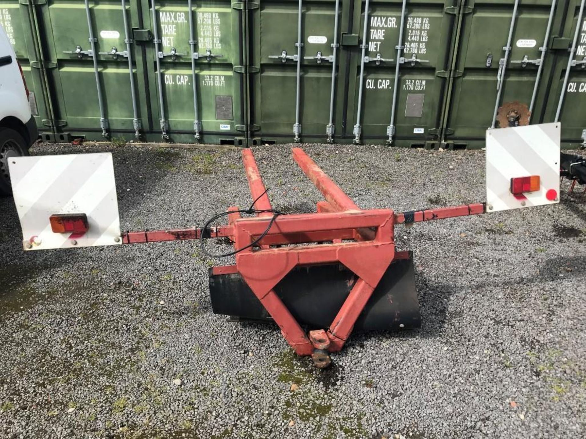 Home made rear tow hitch to fit Kuhn HR 6m power harrow - Image 2 of 7