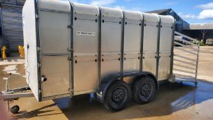 Ifor Williams TA510G 12 twin axle livestock trailer