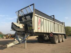 2014 Fliegl Gigant ASW 3101 29t push out trailer