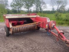 IH 440 baler