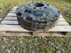 Challenger crawler idler weights